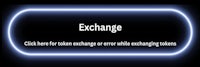 a neon sign with the words'exchange'on it