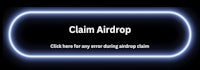 a neon sign with the words claim airdrop