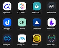 a group of different apps with different icons on them